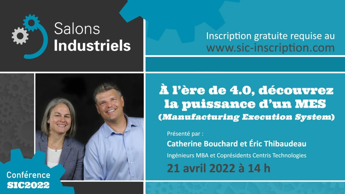 Centris Technologies will be speaker at the centreduQuébec industrial
